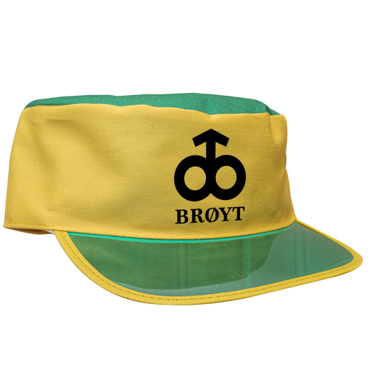Brøyt Classic Retrocaps Gul-Grønn