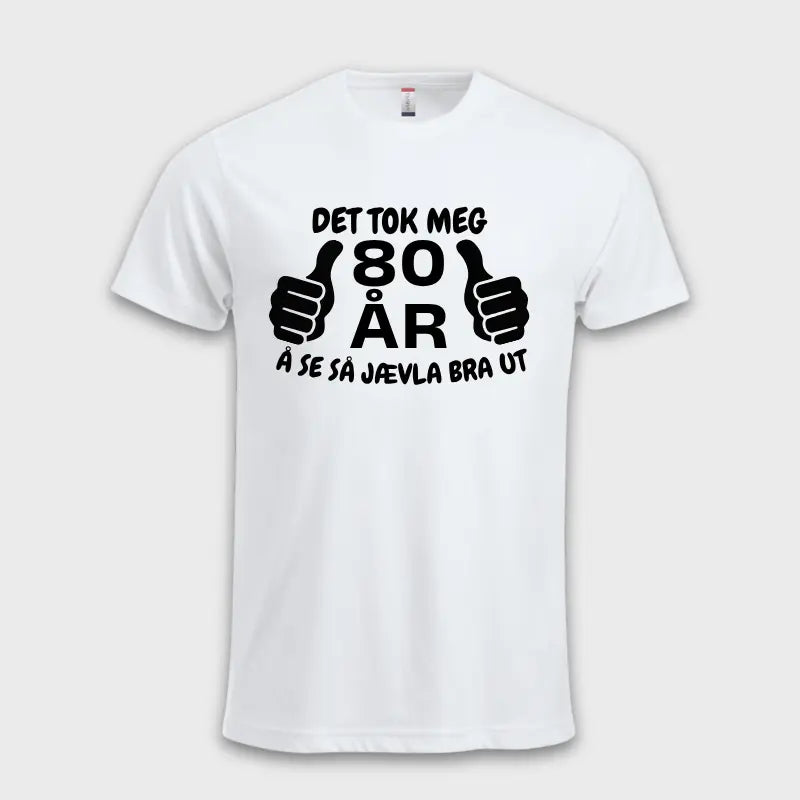 DET TOK MEG 80 ÅR Å SE SÅ BRA UT! Hvit