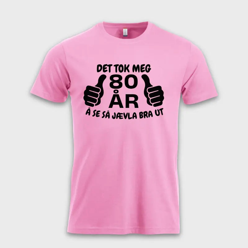 DET TOK MEG 80 ÅR Å SE SÅ BRA UT! Rosa