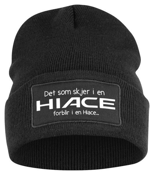 Det som skjer i en Hiace vinterlue Sort