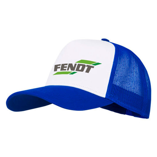 Fendt Classic Trucker Caps Blå Hvit