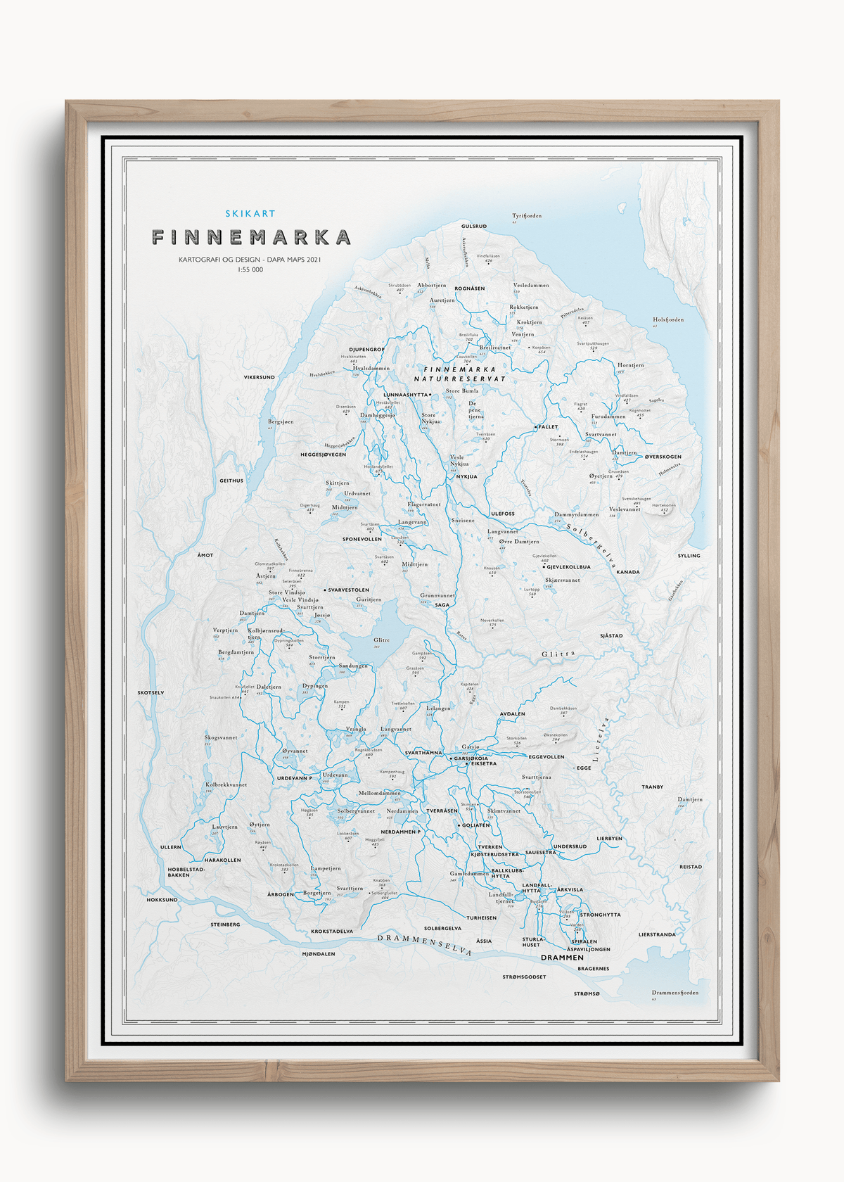 Skikart Finnemarka