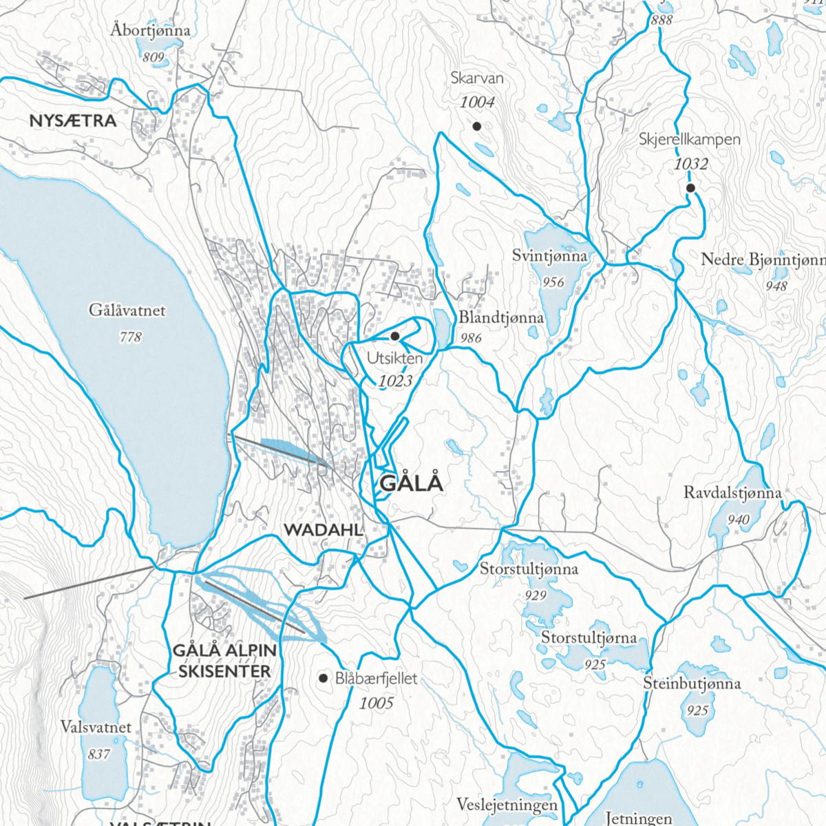 Skikart Gålå