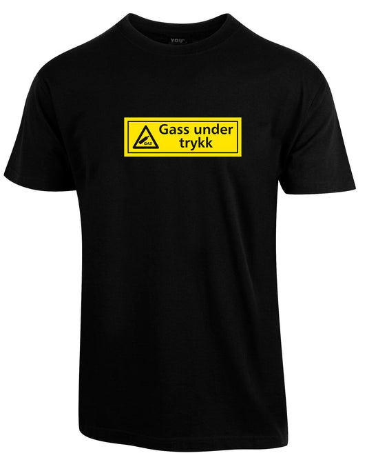 Gass under trykk t-skjorte Svart