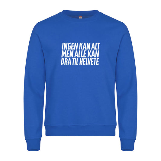 Ingen kan alt - Genser