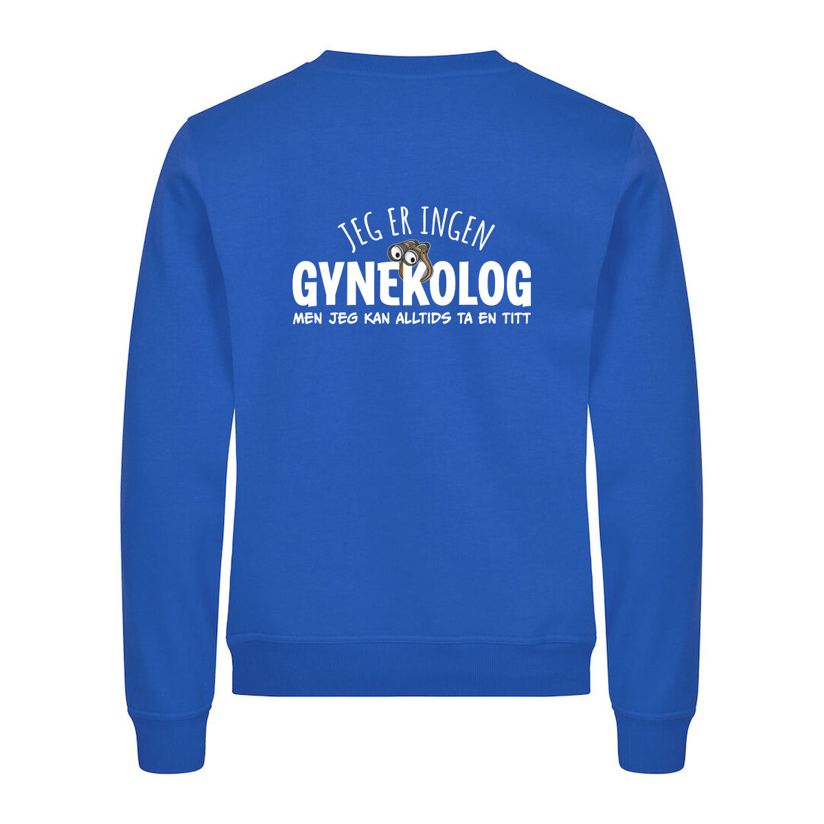 Gynekolog - genser Blå Bak
