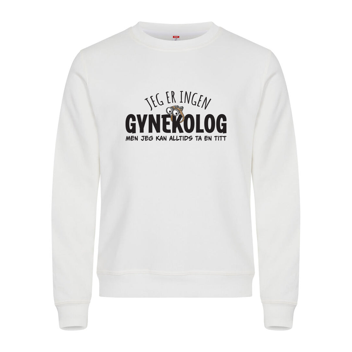 Gynekolog - genser Hvit Foran