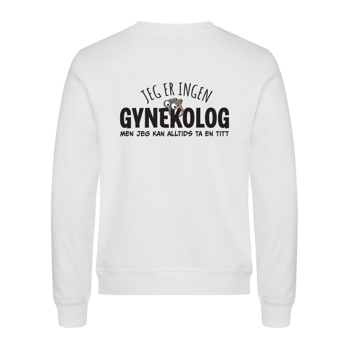 Gynekolog - genser Hvit Bak