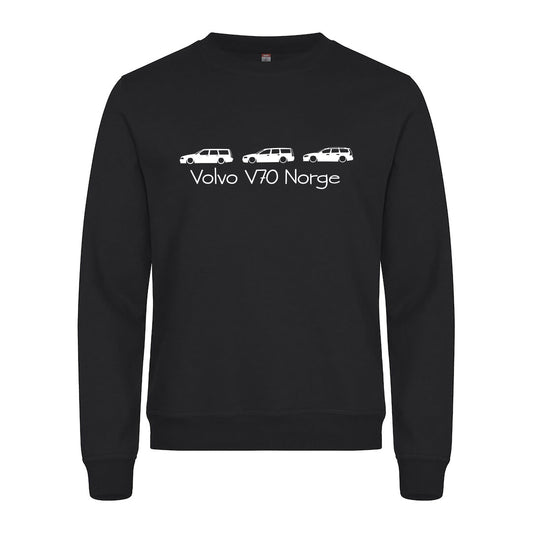 Volvo V70 Norge - Genser Sort Foran