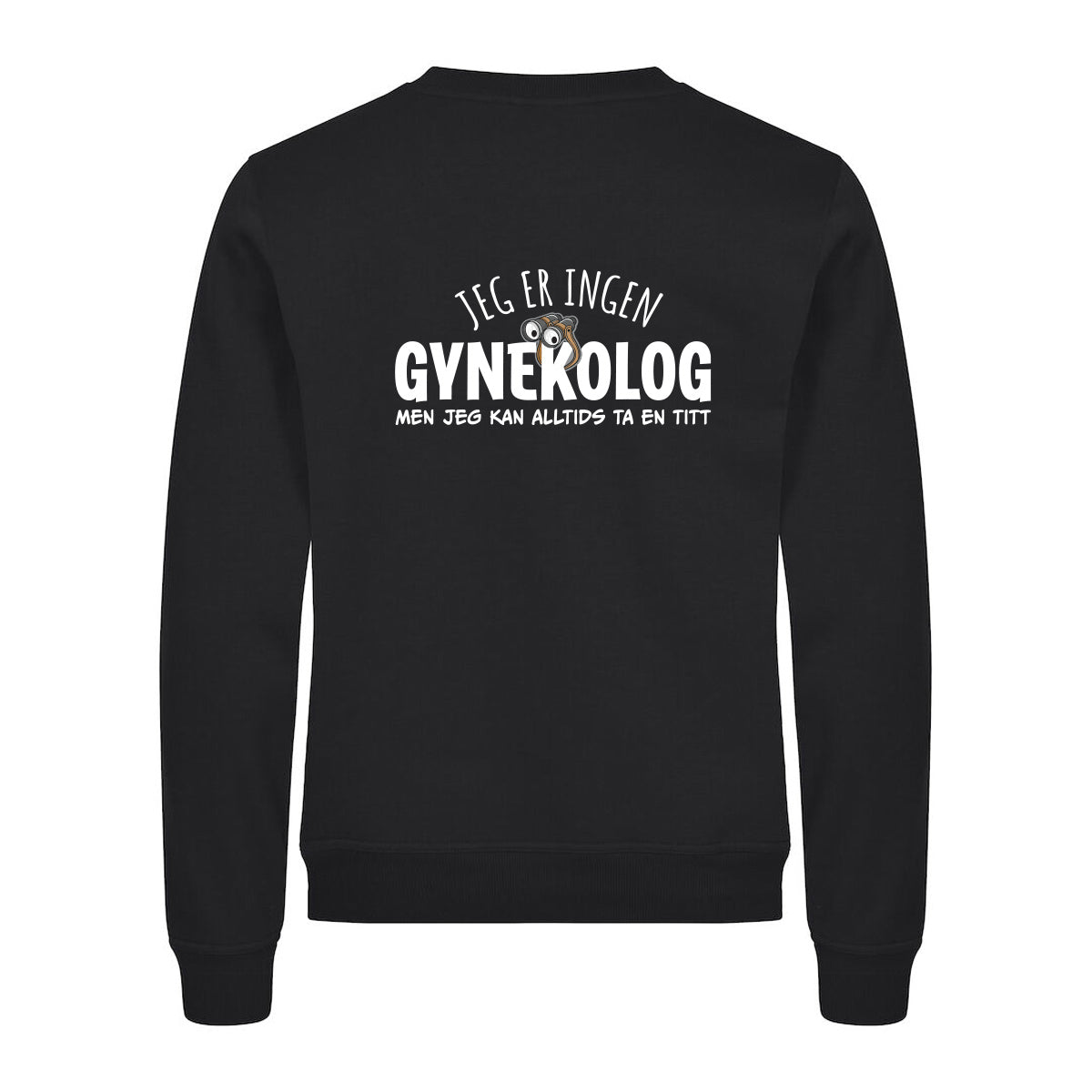 Gynekolog - genser Sort Bak