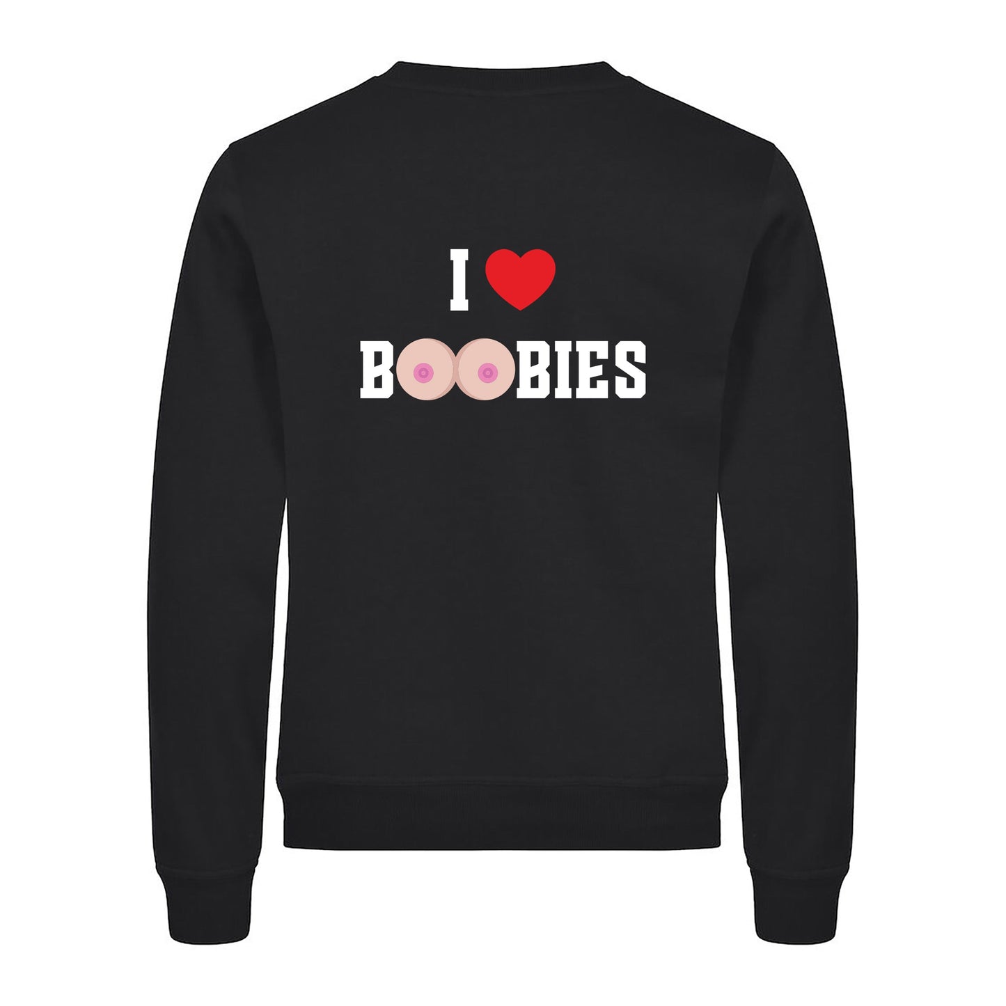I Love Boobies - Genser Sort Bak
