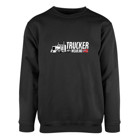 TruckerWear - genser Sort Foran