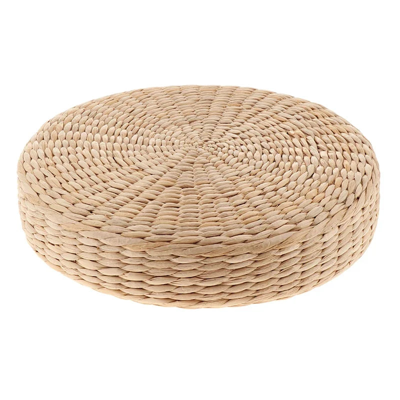 Yogapute av strå 30x30x5cm