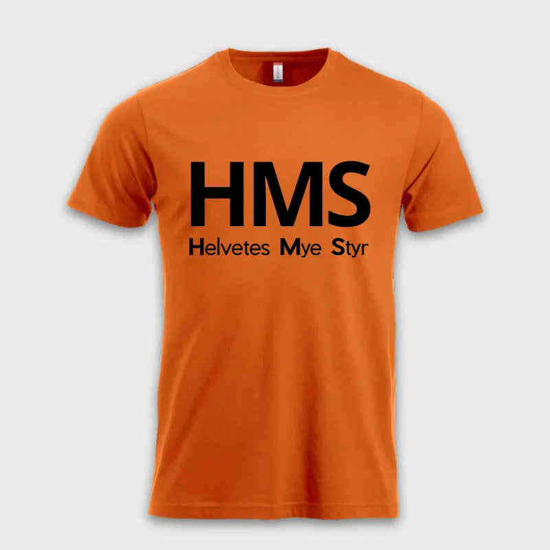 HMS - Helvetes Mye Styr Oransje