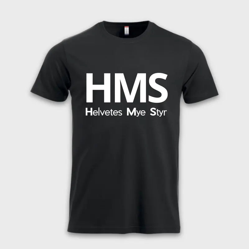 HMS - Helvetes Mye Styr Sort