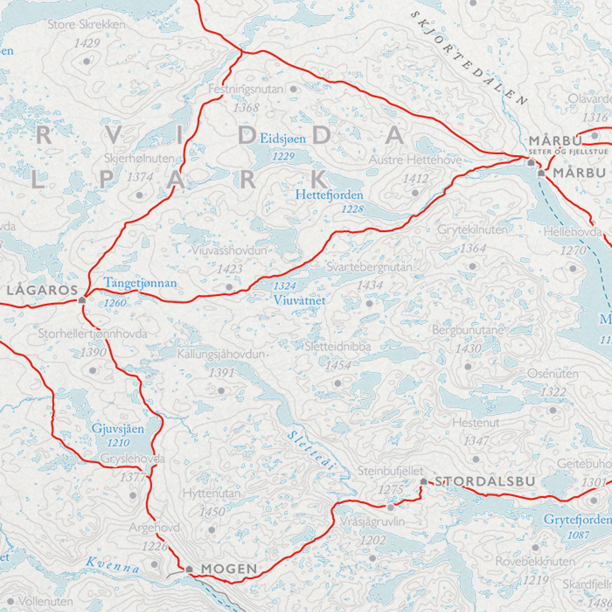 Turkart Hardangervidda