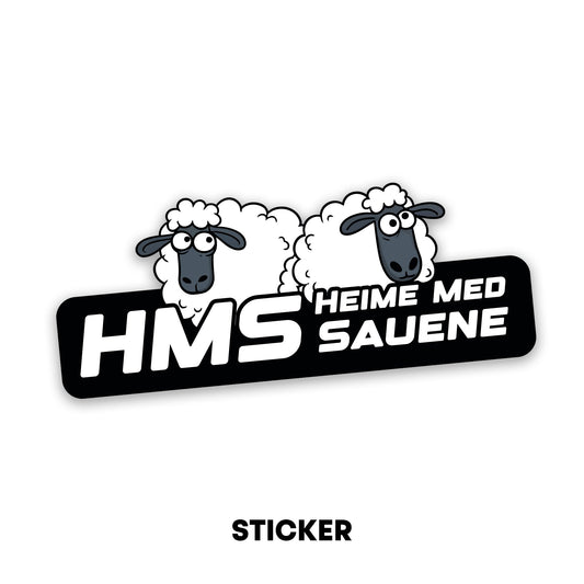 HMS Heime Med Sauene – Sticker