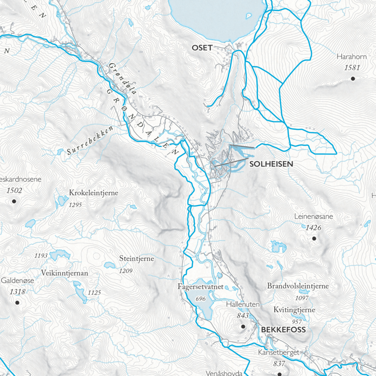 Skikart Hemsedal