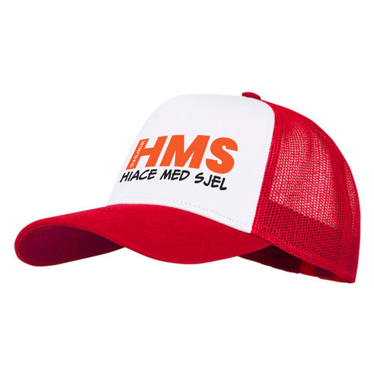 HMS Hiace med sjel - Trucker Caps Rød Hvit