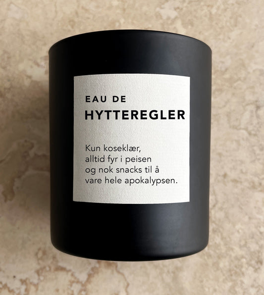 Eau de Hytteregler duftlys