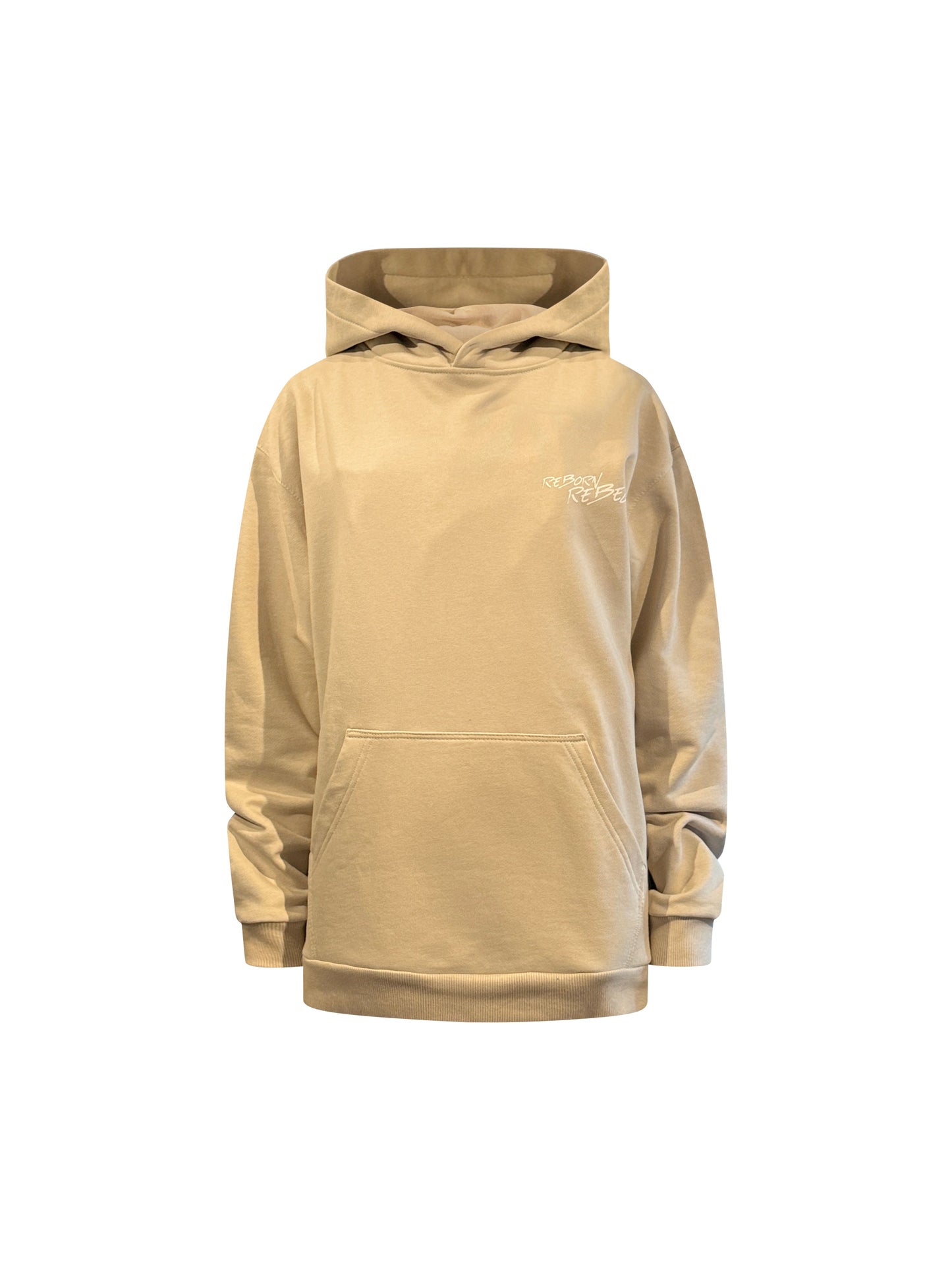 Reborn Rebel Grå Originale Hoodie