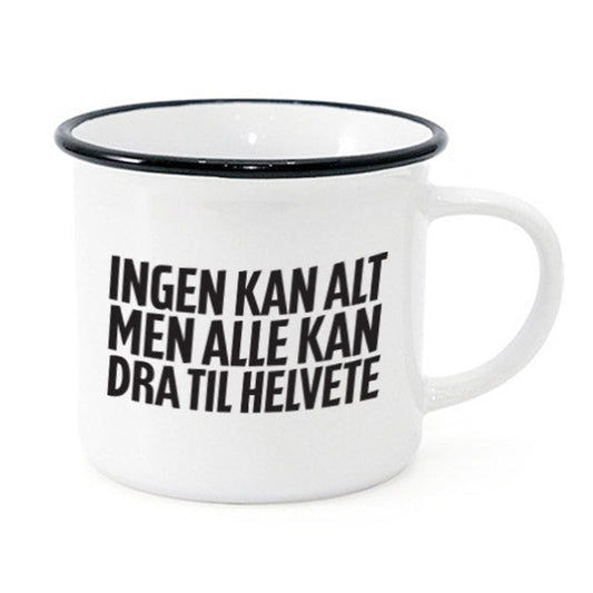 Ingen kan alt - emaljekopp Default Title