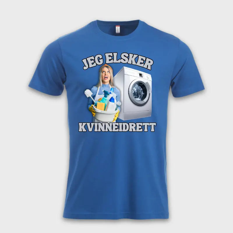 Jeg Elsker Kvinneidrett Blå