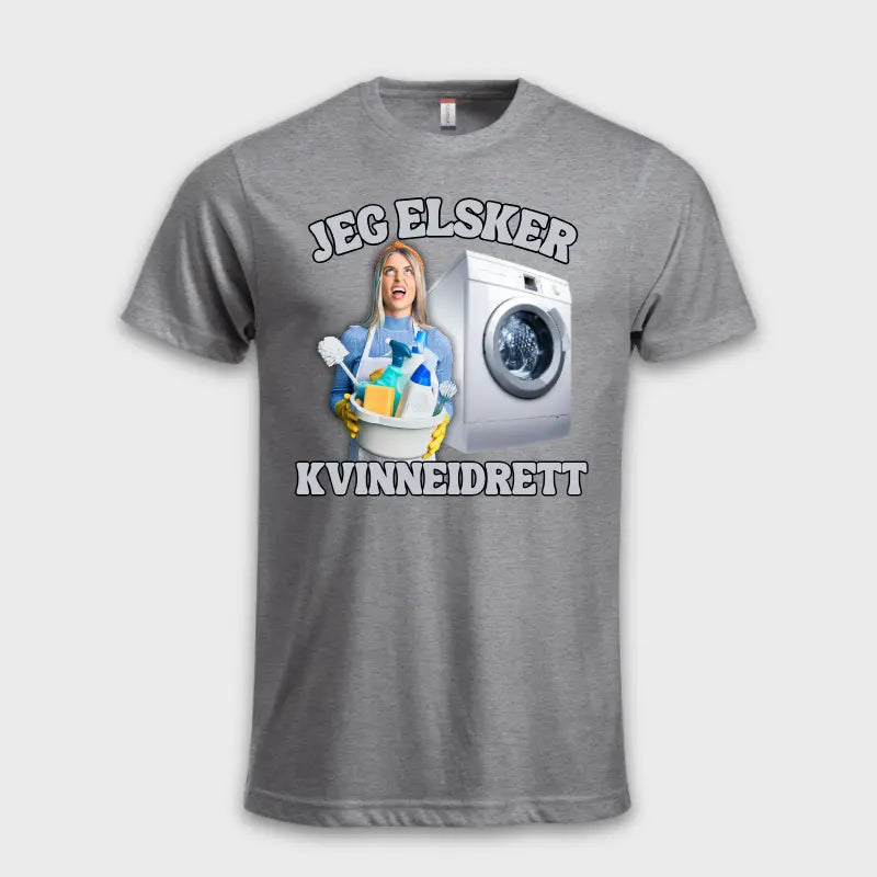 Jeg Elsker Kvinneidrett Grå
