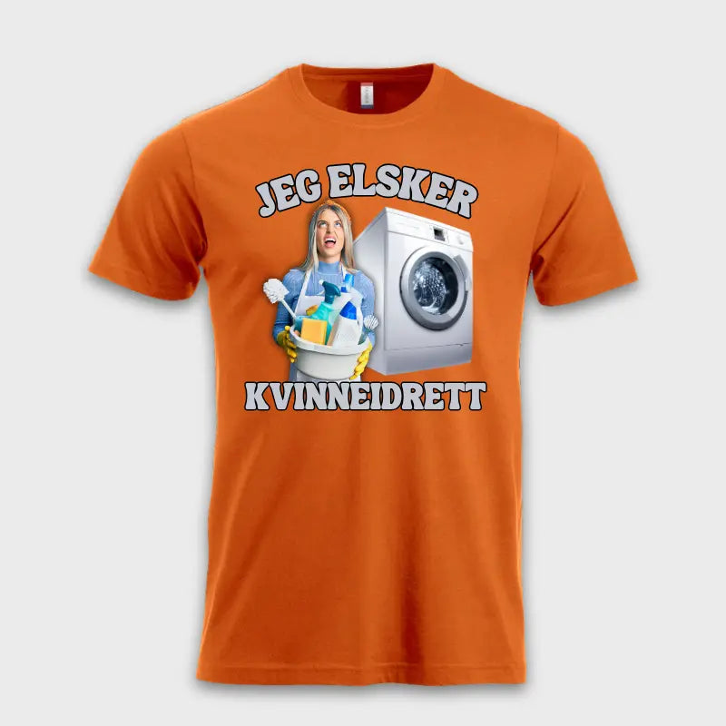 Jeg Elsker Kvinneidrett Oransje
