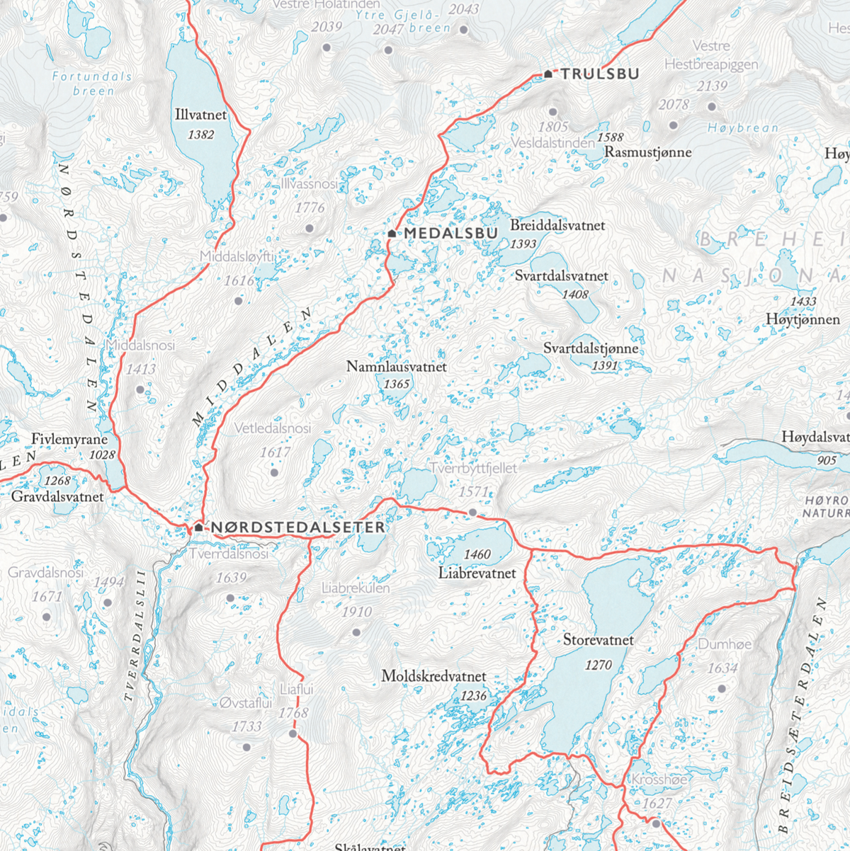 Turkart Jotunheimen