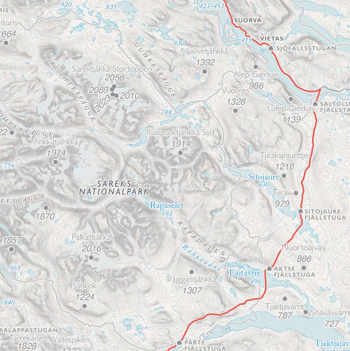 Turkart Kungsleden