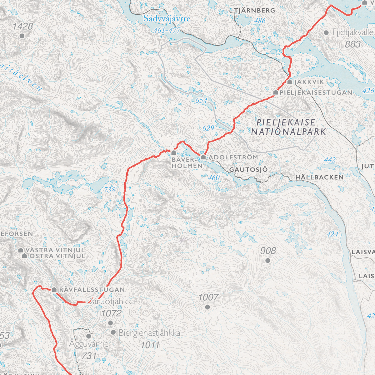 Turkart Kungsleden