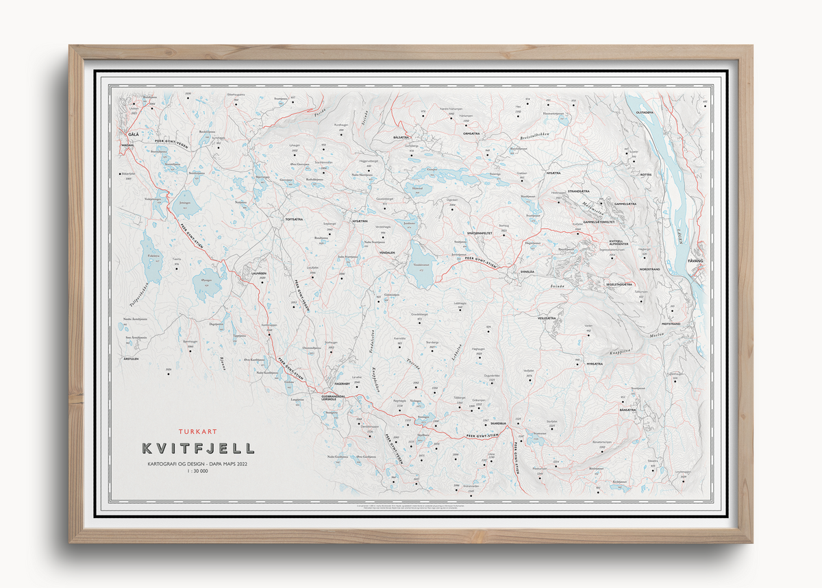 Turkart Kvitfjell