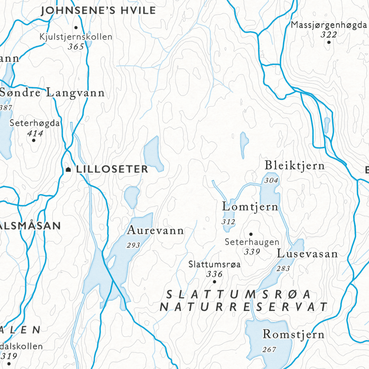 Skikart Lillomarka