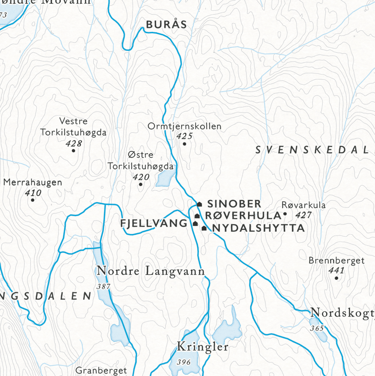 Skikart Lillomarka