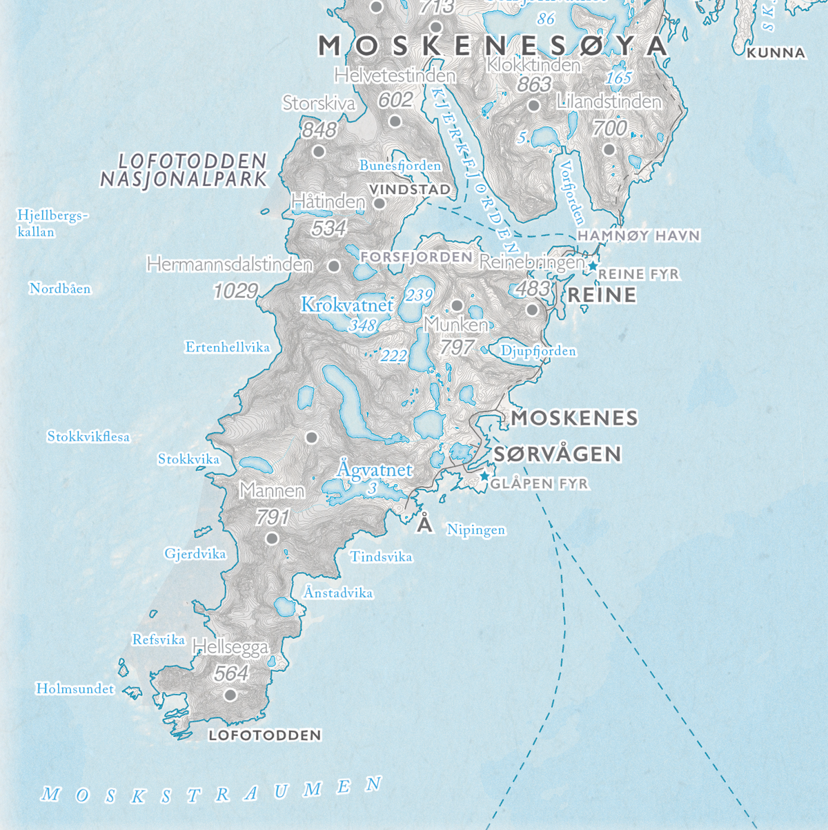 Kystkart Lofoten
