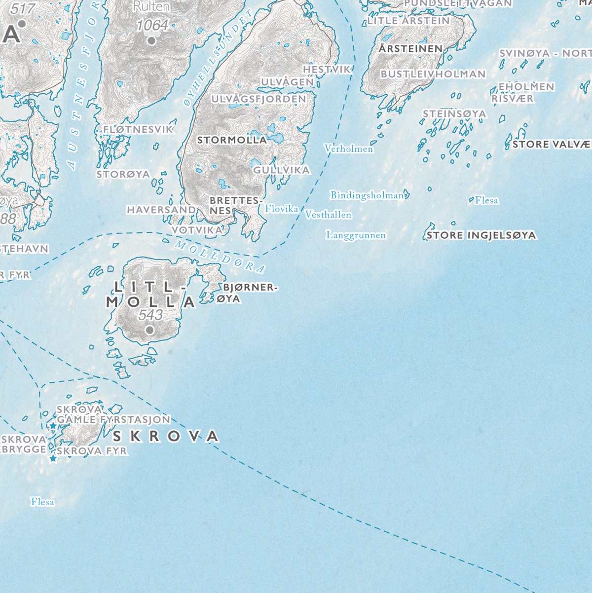 Kystkart Lofoten