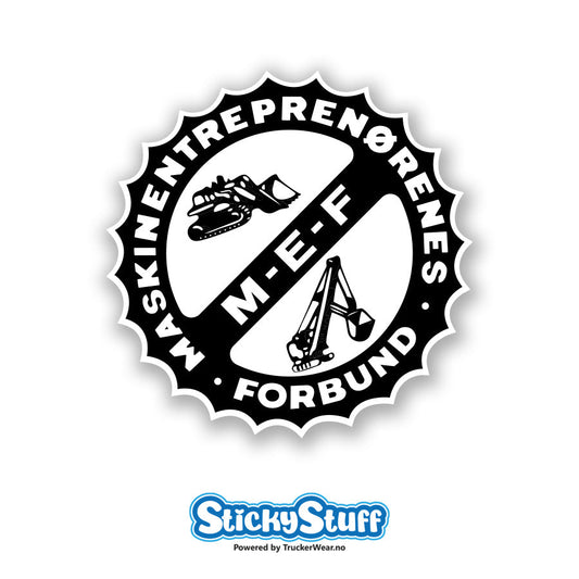 MEF Gammel logo – Sticker