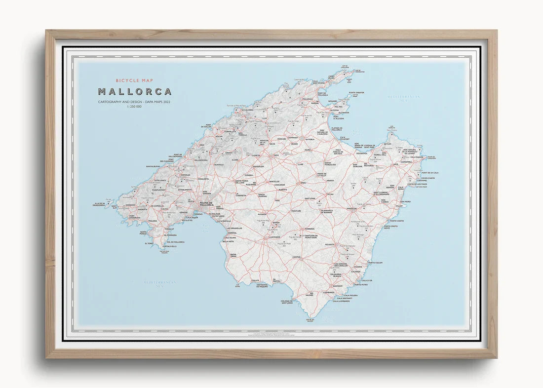 Mallorca sykkelkart