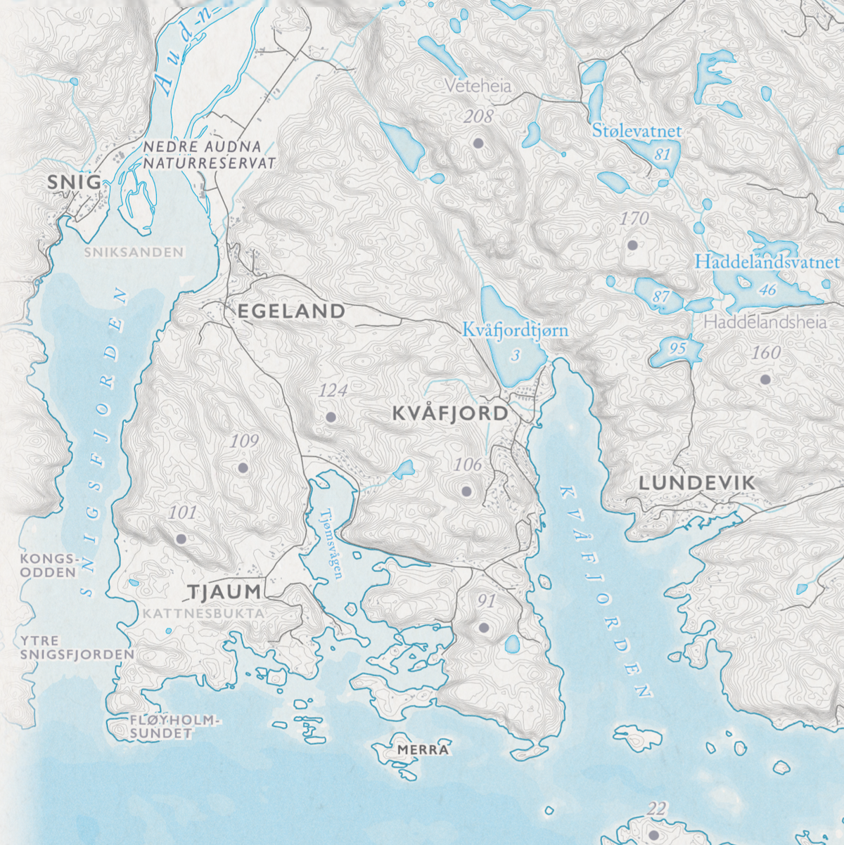 Skjærgårdskart Mandal