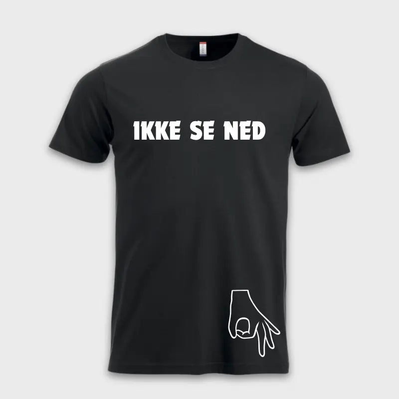 IKKE SE NED 👌👀 Sort