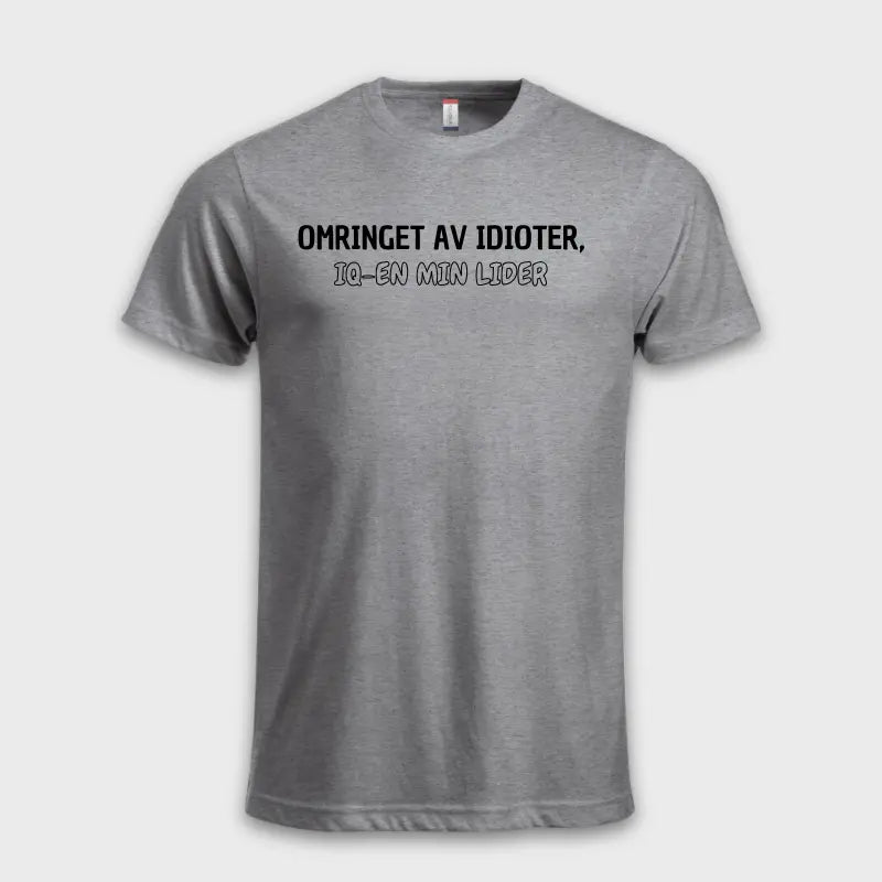 OMRINGET AV IDIOTER, IQ-EN MIN LIDER 🤦‍♂️🙄🧠 Grå