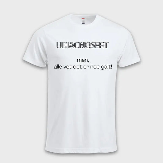 UDIAGNOSERT - men, alle vet at det er noe galt! Hvit
