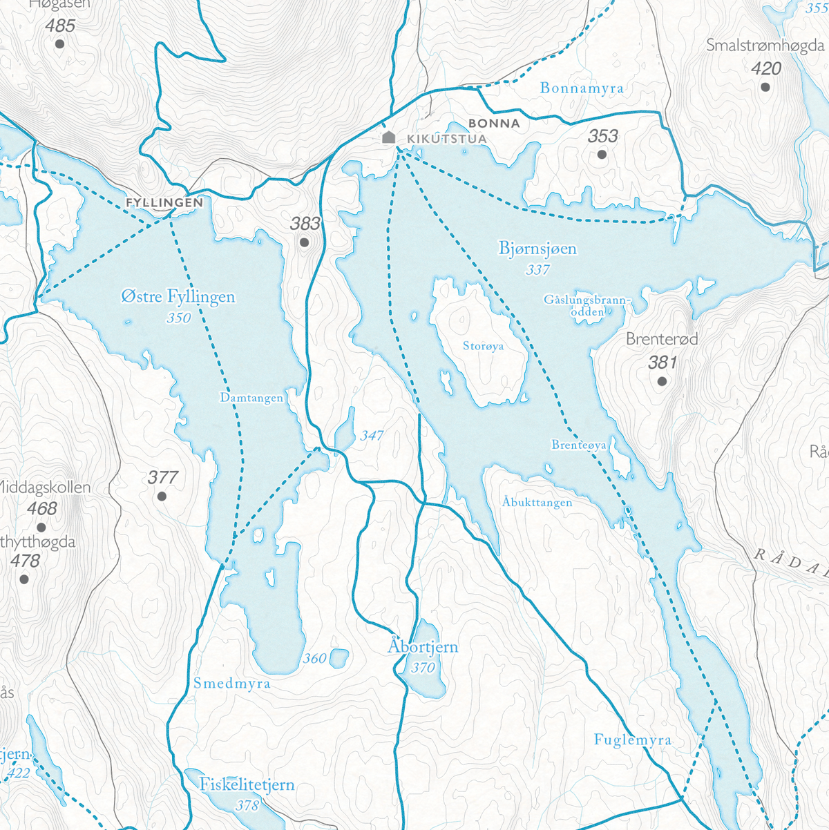 Skikart Oslo Nordmarka Sør