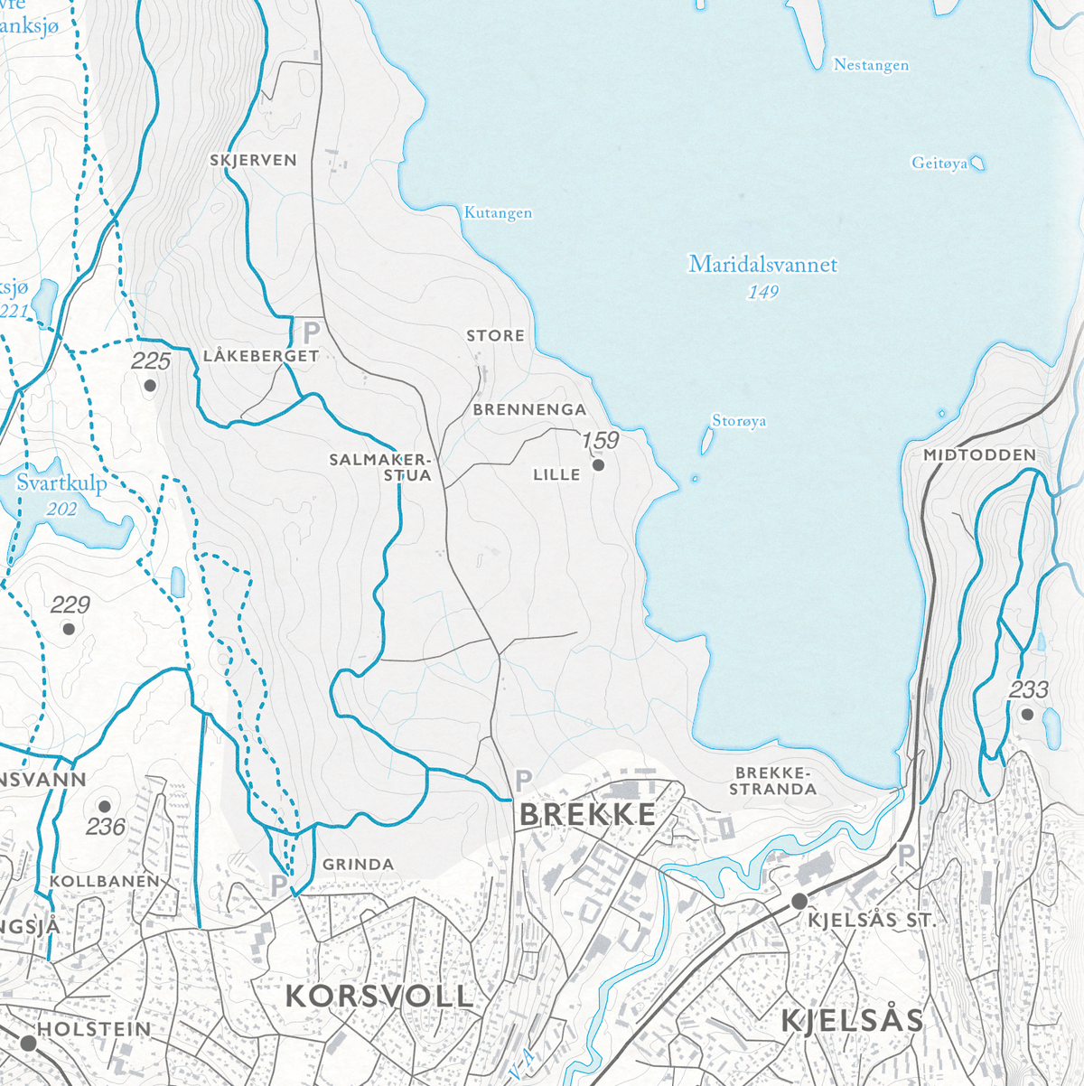 Skikart Oslo Nordmarka Sør