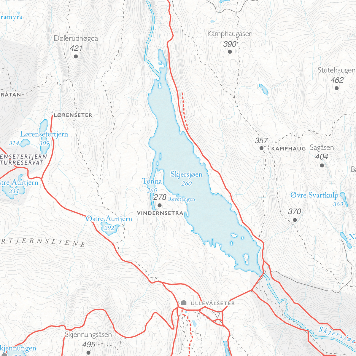 Sykkelkart Oslo Nordmarka Sør