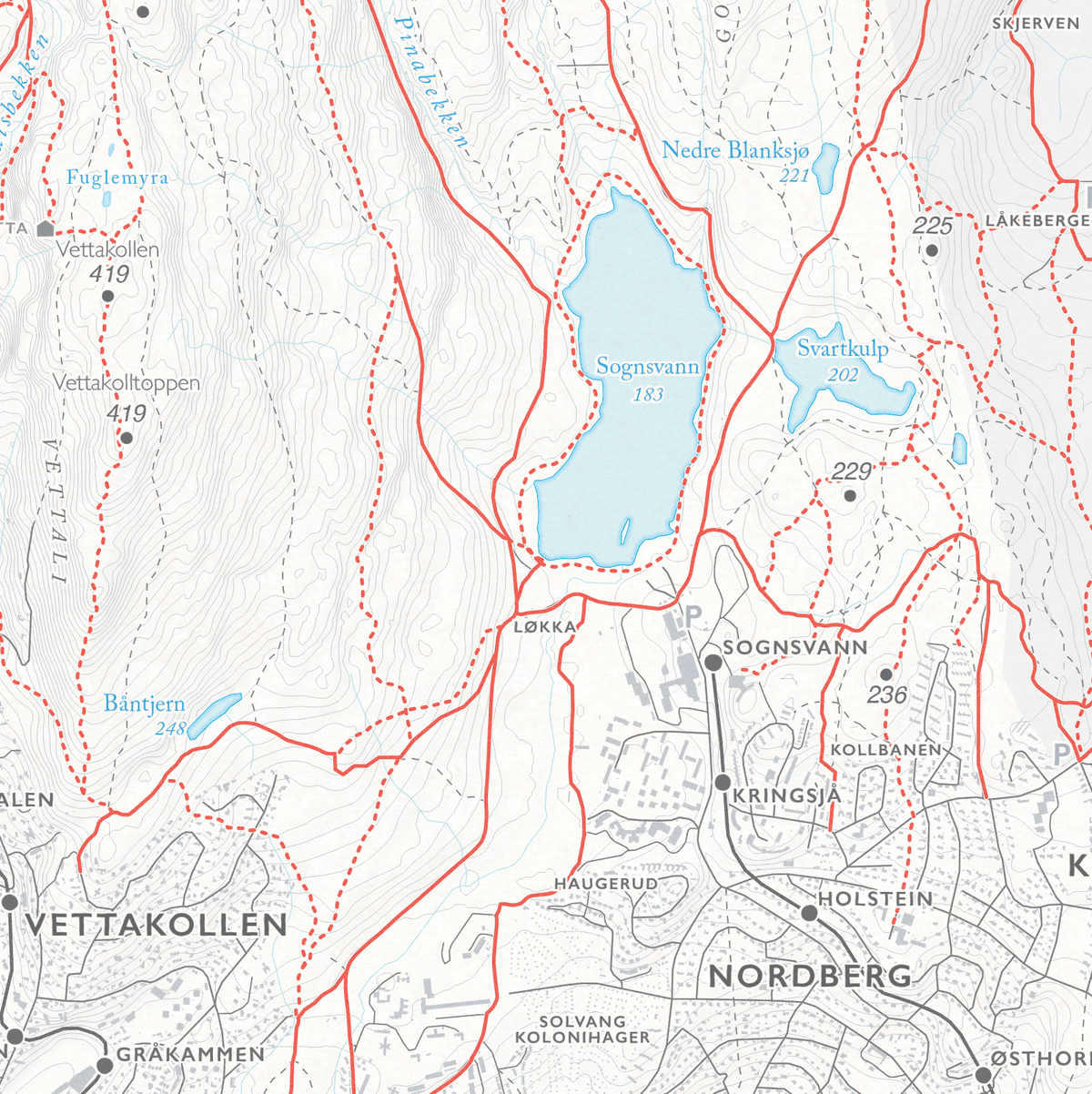 Turkart Oslo Nordmarka Sør