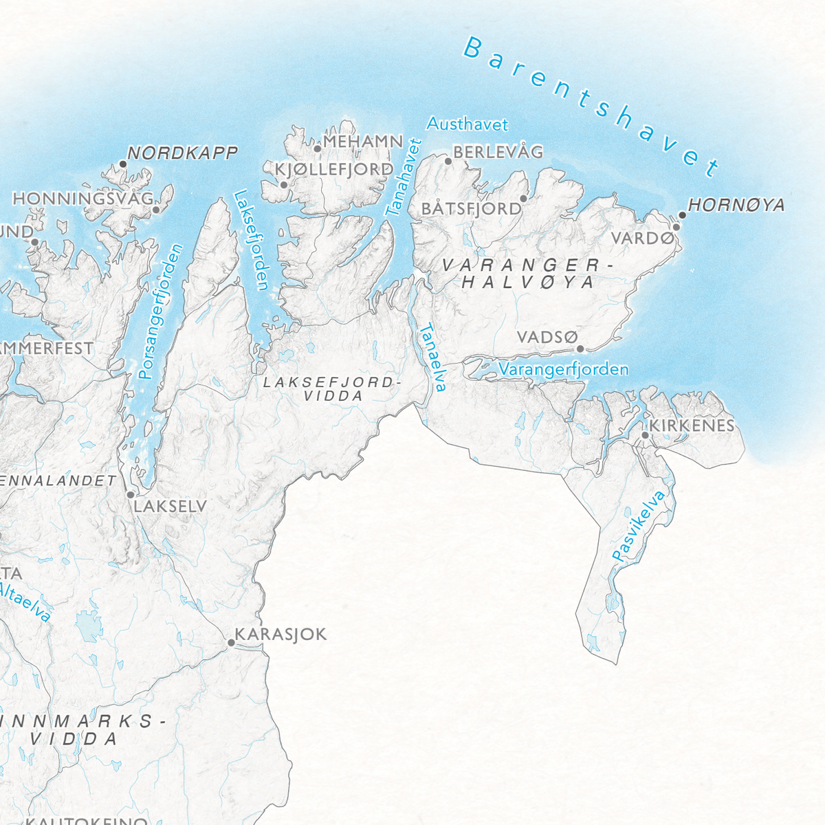Norgeskart