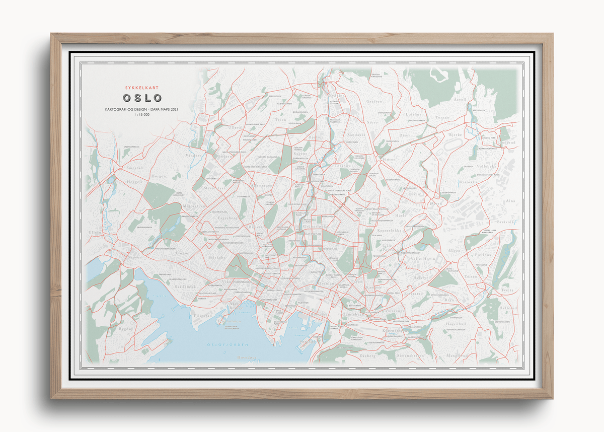 Oslo sykkelkart