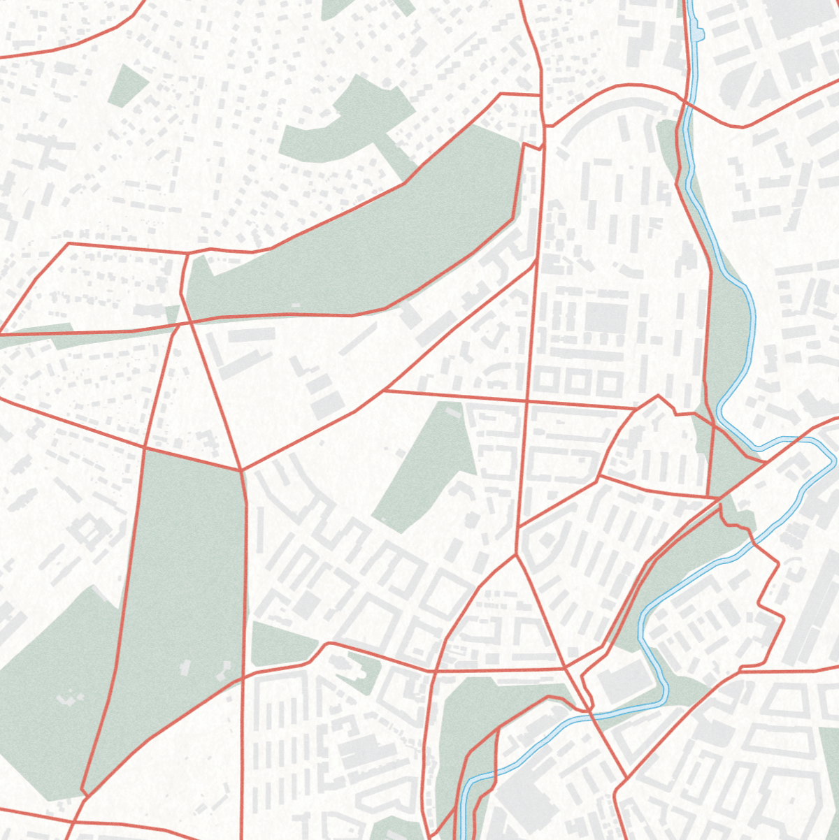 Oslo sykkelkart - uten navn